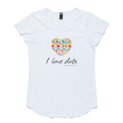 I love dots. - Women's Mali Boutique Capped Sleeve - best seller