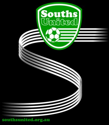 Souths United FC on black