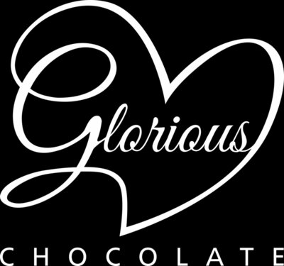 Glorious Chocolate white logo